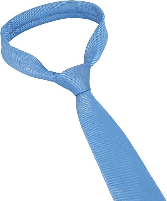 2 st blå klassiska herrslipsar vävda JACQUARD halsband
