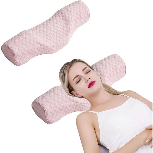 Neck Pillow, Memory Foam Neck Roll Pillow for Stiff Neck Pain Relief, Neck Support Pillow