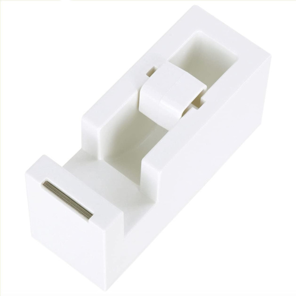 Skrivebordsdispenser - Silikon sklisikker vektet base tape cutter for kontor, skole og hjemmeartikler