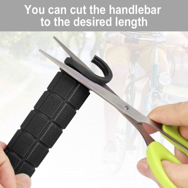 Ergonomiske cykelstyrgreb Styrgreb 1 par skridsikkert blødt gummi