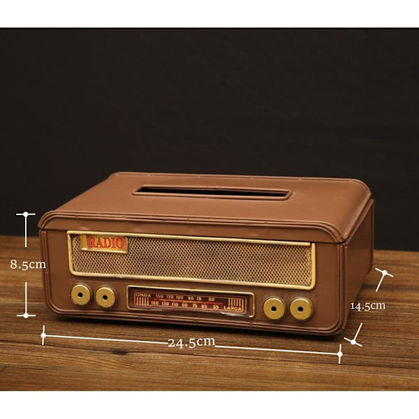 Retro Tissue Box Holder - Rektangulær Holder til Servietter
