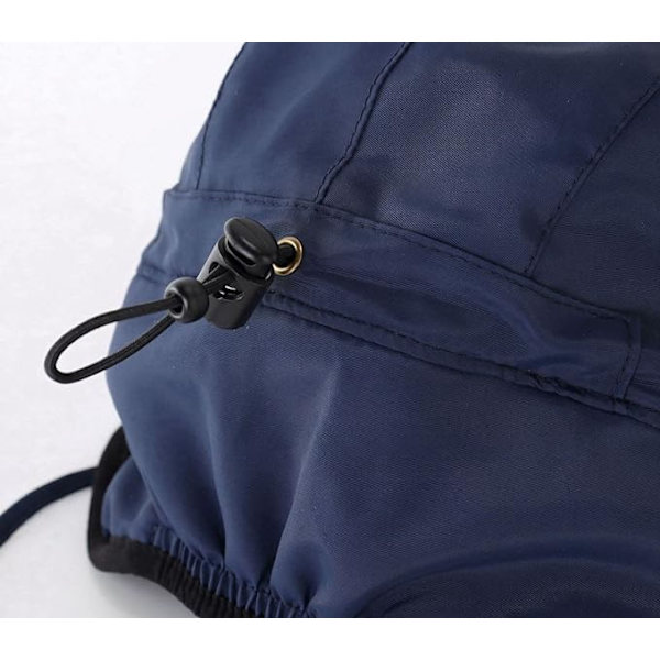 Utomhus herr basebollkeps vattentät vinter öronlapp mössa Navy Blue