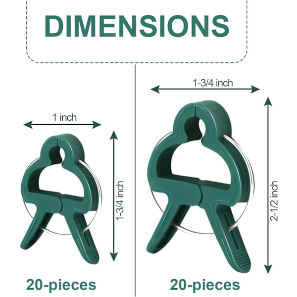Växtstöd Clips, Trädgård Tomat Växtstöd Clips för att stödja stjälkar, Verktyg för att räta ut, Tomatbur, Spaljé