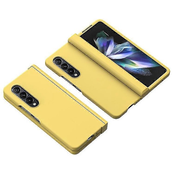 Anti-fingeravtrycksfodral Kompatibelt med Samsung Galaxy Z Fold 4, Hårt PC Anti-damm Skydd med Gångjärnsskydd