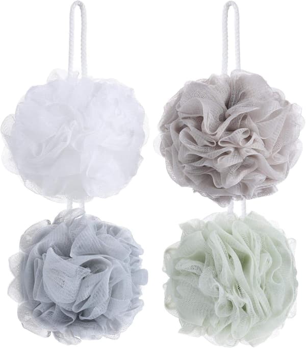 Mesh Pouf Bade-svamp - Mesh Luffa Krops Peeling Brusebold Bruse-svamp