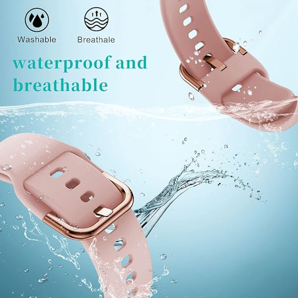 Klockarmband för ID205L (passar till), 19 mm band kompatibelt med LETSCOM, Letsfit, Willful och TEMINICE modell nr ID205L,  ID205G,SW025,TE020, YM023