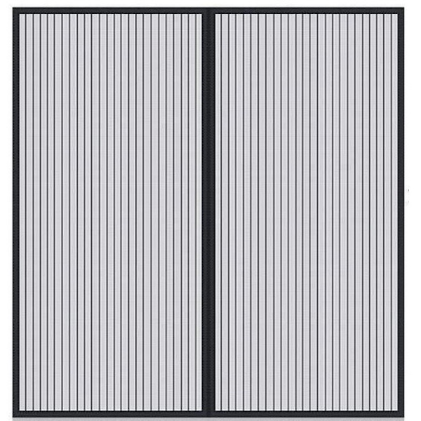 Magnetisk insektnet til vinduer, magnetisk insektdør myggenet skydedør med magneter mod myg og insekter, fint net, med velcro white 70*140CM