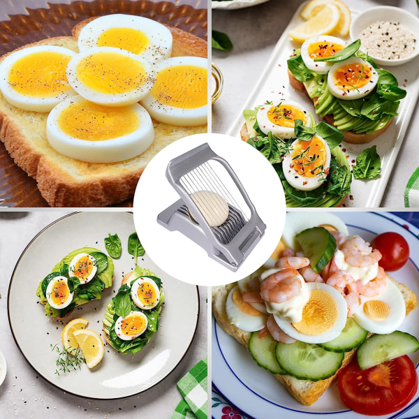 Äggskärare Äggskärare Jordgubbsskärare för Mjuk Frukt Svamp