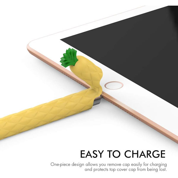 Fodral för Apple Pencil 1:a generationen, mjukt silikonfodral med söt fruktdesign, skyddande tillbehör