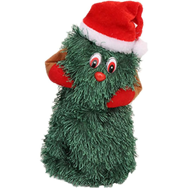 Elektrisk julgran sjunger och dansar julplyschleksaker, Green Christmas