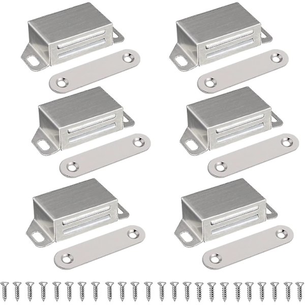 Magnetisk lås skapdørmagnet - Magnetisk lås dørmagneter dørlukker dørmagnet møbelmagnet, rustfritt