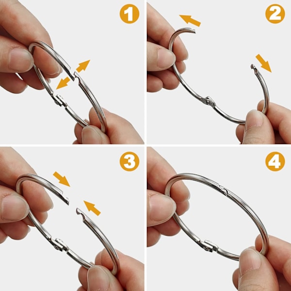 Duschdraperi-krokar, duschdraperi-ringar för badrum duschstång, snäppfogsdesign silver