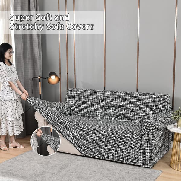 Sofföverdrag, elastiskt sofföverdrag, sofföverdrag, halkfritt sofföverdrag Carlo 230cm