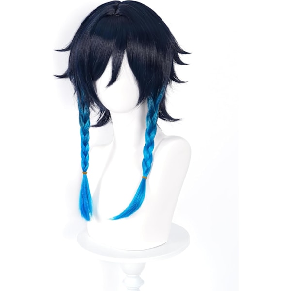 Cosplay-hår, varmebestandig syntetisk parykk for kvinner og menn, cosplay, karneval, fest