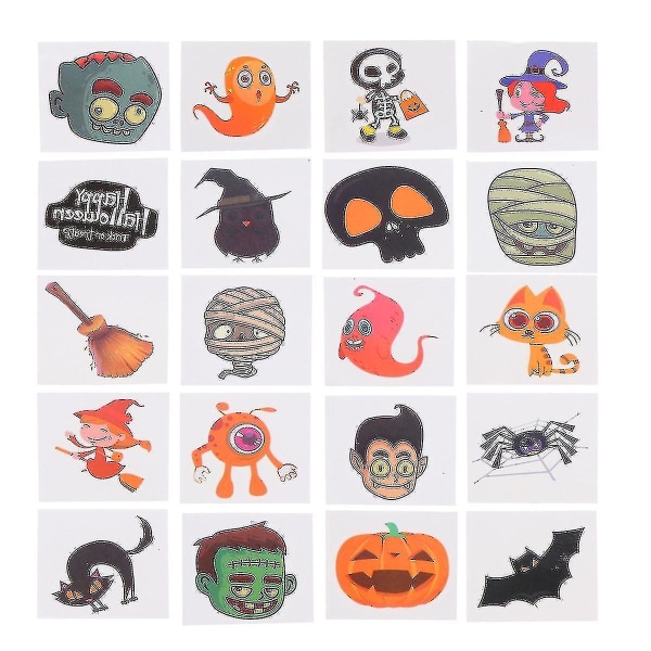 5pcs Stickers Nail Art Halloween Masquerade Stickers For Kids