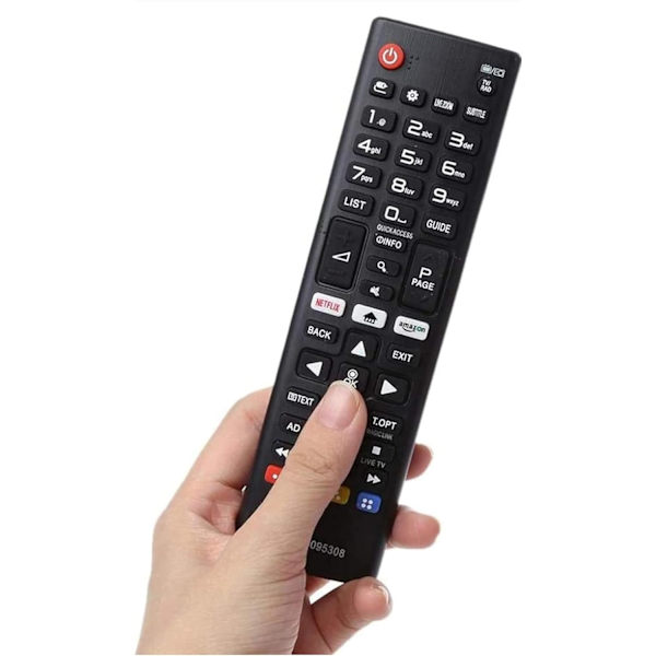 Universell ersättningsfjärrkontroll för LG Smart TV - Originalfjärrkontroll för LG AKB75095308