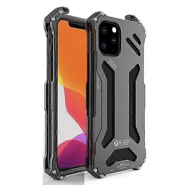 Lyxigt R-just Aluminium Metallskal Kompatibelt Med Iphone 14 Pro Max/14 Pro/14, Stötsäkert Slim Hårt Baksidesskydd
