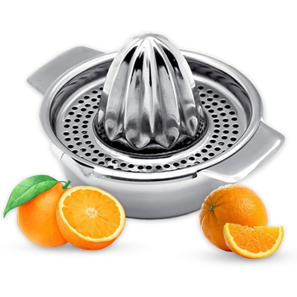 Citruspresser Manuel Citronpresser Rustfrit Stål 304 Multifunktionel Appelsin Håndpresser