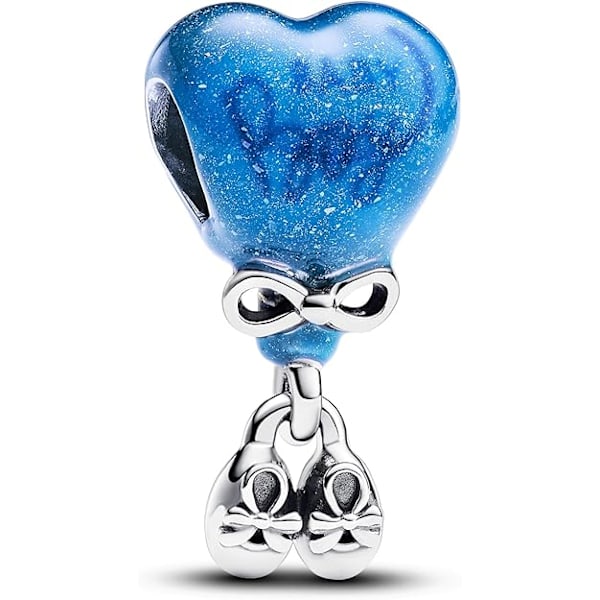 Sterling Sølv Hvid Kobber Farveskiftende Baby Ballon Charm color 1