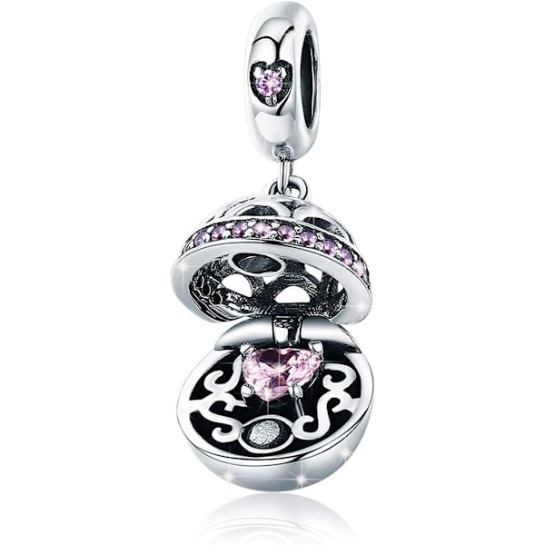 925 Sterling Hopea Riipus Lahja Naisille Tytöille Viehätys Kaulakorulle tai Rannekkeelle color 2
