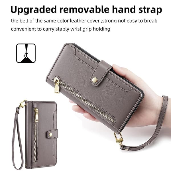 Wallet-deksel med kortholder kompatibel for Iphone 14 5G Smartphone