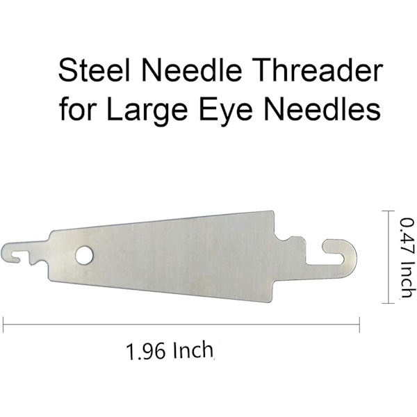 Nåler Fem Størrelser 14, 16, 18, 20, 24 - Stort Øye Blunt Nåler 25 Pcs for Cross Stich og Mer (Sølv-25pcs)
