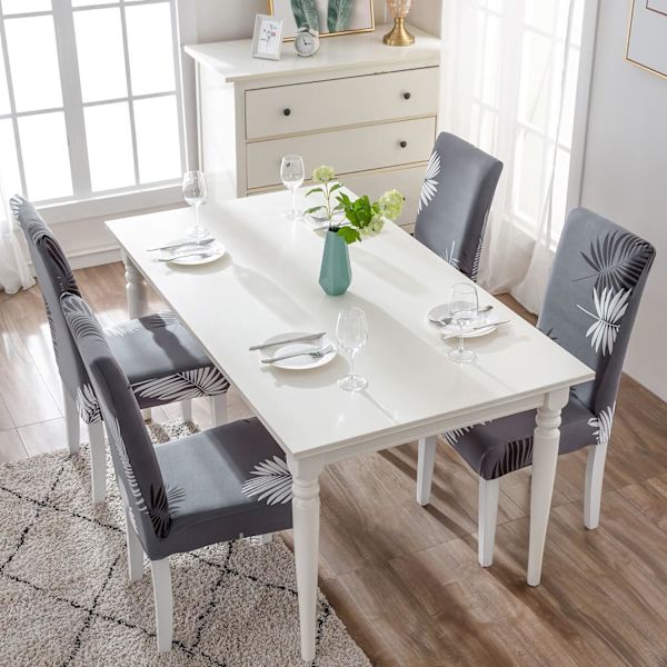 Stolskydd Jacquard matsal stolsskydd gungstol universell
