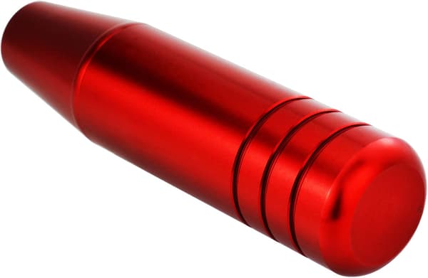 Gear Shift Knob, 5 tommer Shifter Lever Head Aluminium, til de fleste manuelle automatiske køretøjer (rød)