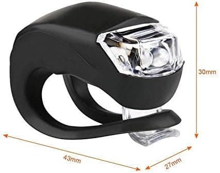 4 stk. Sykkel Frontlys Silikon LED Hode, Vanntett Front Bak Hjul Sykkellykter, Sykkeltilbehør, Sykkellampe