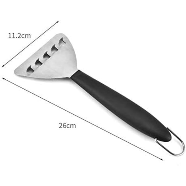 1 stk Grill Griddle Skrape Plast Håndtak BBQ Griddle Skrape Griddle Cleaner Skrape BBQ Verktøy