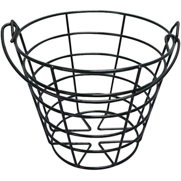 Rustfrit metal golfkurv golfboldbeholder boldspand, rummer 50 bolde.