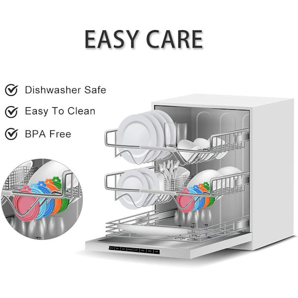 Pet Jar Låg/Universal BPA-fri og opvaskemaskine sikker/Silikone Pet Food Jar Låg