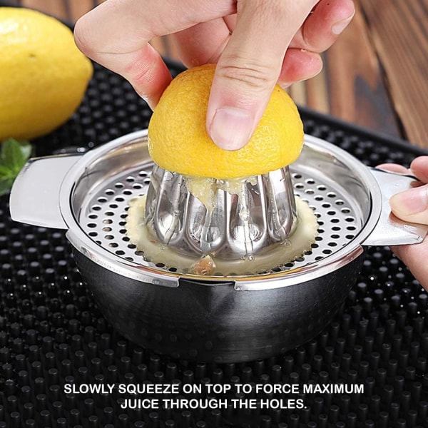 Citruspresser Manuel Citronpresser Rustfrit Stål 304 Multifunktionel Appelsin Håndpresser