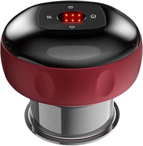 6-trins elektrisk smart cupping-sæt med rødt lys terapi multifunktionel vakuum cupping terapi sæt