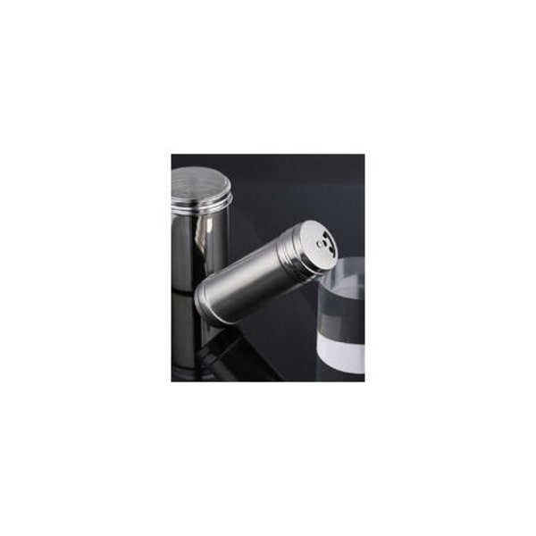 Suuri sprinkler 6,8x12,5cm, ruostumaton teräs, hopea/valkoinen, 12,5 x 6,8 x 6,8 cm