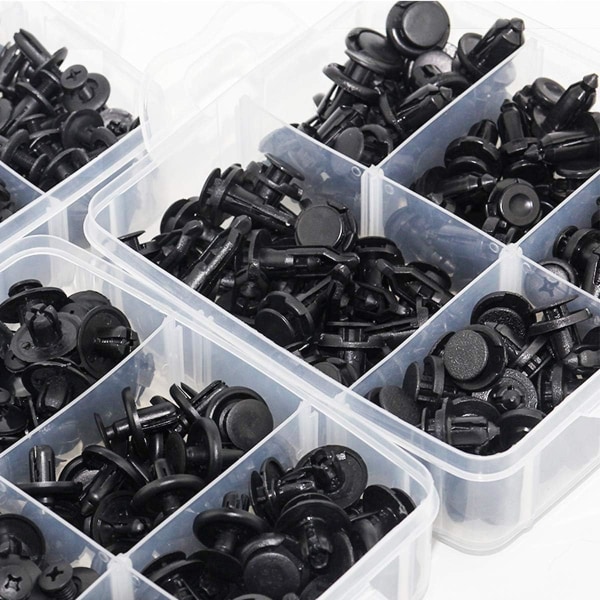 620 st Car Retainer Clips Plastfästen Kit Fender Rivet Clips 16 Mest Populära Storlekar Auto Push Pin Rivets Set