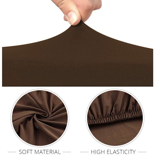 Sett med 4 elastiske setetrekk, elastiske setetrekk er avtagbare grey blue
