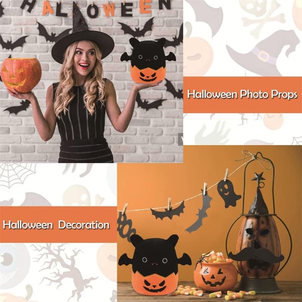 Musta lepakkopehmolelu, lepakkopehmolelu, kurpitsalepakkopehmolelu, Halloween-pehmolelu