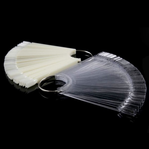 Nagelprover 100 st Nagelprovpinnar Nagel Färgdisplay Nageldisplay Tips Nagelkonst Tips Pinne med Metallring Set 2