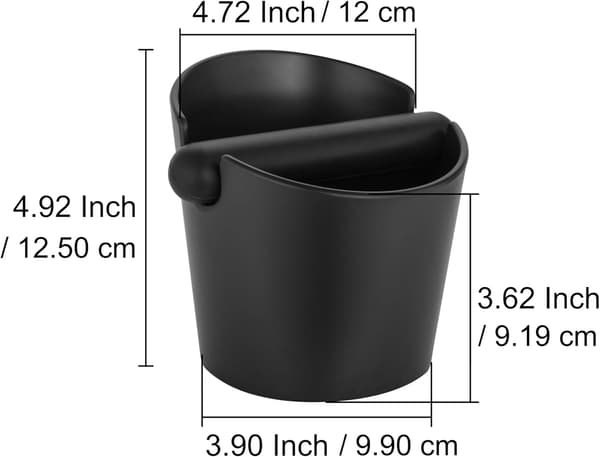 Kaffe Knock Box Gummi, Kaffe Knock Box Behållare, Kaffe Knock Box Liten, Espresso Kaffe Knock Box