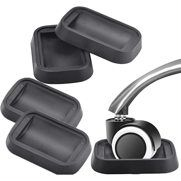 5-pack möbelhjulskålar, gummimöbelhjulskålar, halkfria golvgrepp, möbelhjulskålar, halkfria möbelunderlägg, golvskydd
