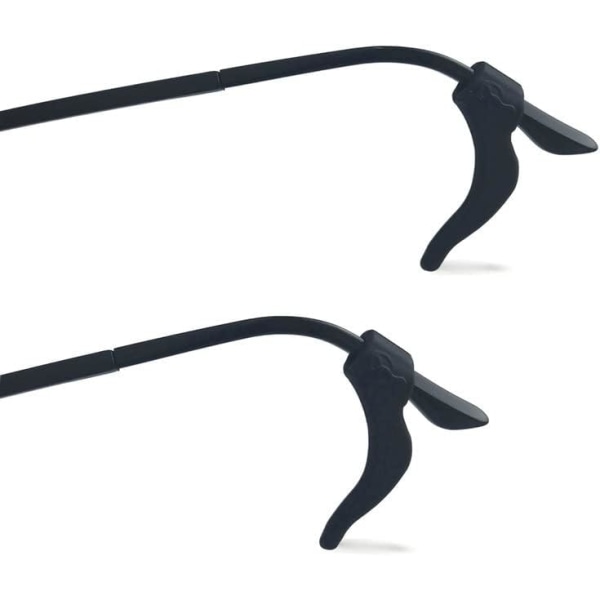 14 kpl lasit liukumattomat silikonikorvaklipsit, lasiteline, turvalasien pidikkeet aurinkolaseille presbyopia-laseille