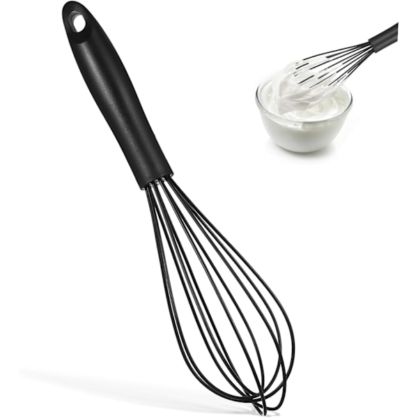 Silikon Äggvisp Kakverktyg Manuell Äggvisp Stor Bakning Köksartiklar Mixer (30*8cm)
