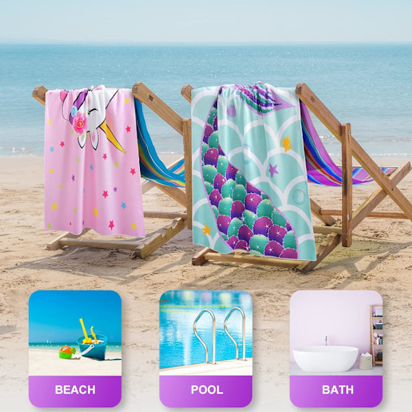 Strandhandduk  Polyester Camping Handdukar Snabbtorkande Ultra Absorberande Super Mjuk Strand Pool Simning  Handduk