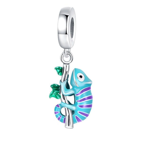 Silverpläterad berlock för Pandora armband, passar armband och halsband, kompatibel med europeiska armband för flickor