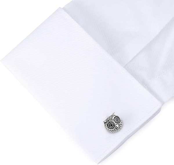 Uggle Manschettknappar, Manschettknappar för Herrskjorta, Silver, Stål