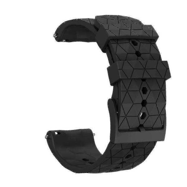 Kompatibel med svart silikon watch för Suunto 9 Baro