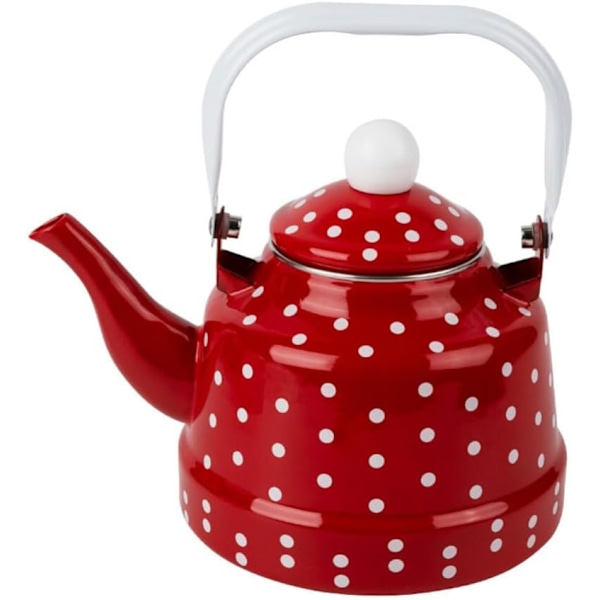 Kjel Emaljert Vintage Emalkjele Kaffe Kanne