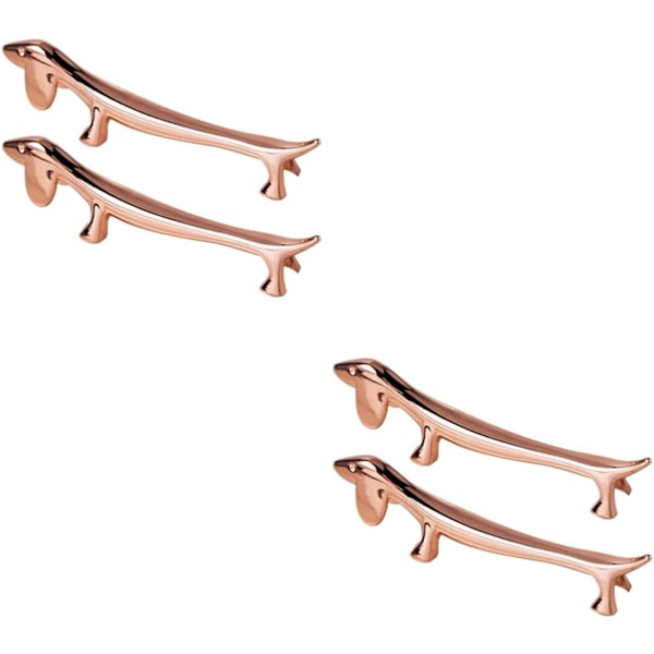 4 stk. Metal Chopsticks Holder Chopsticks Rack Keramisk Ske Cozinha Organizer Boligindretning Display Dekoration Dekorativ Desktop Gaffelholder Spisestue