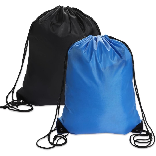 2Pcs drawstring backpack bag drawstring bag packing drawstring gym bag swim bag